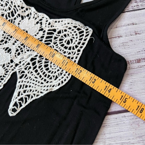 Bear Dance Black Crochet Elephant Tank - Picture 3 of 5